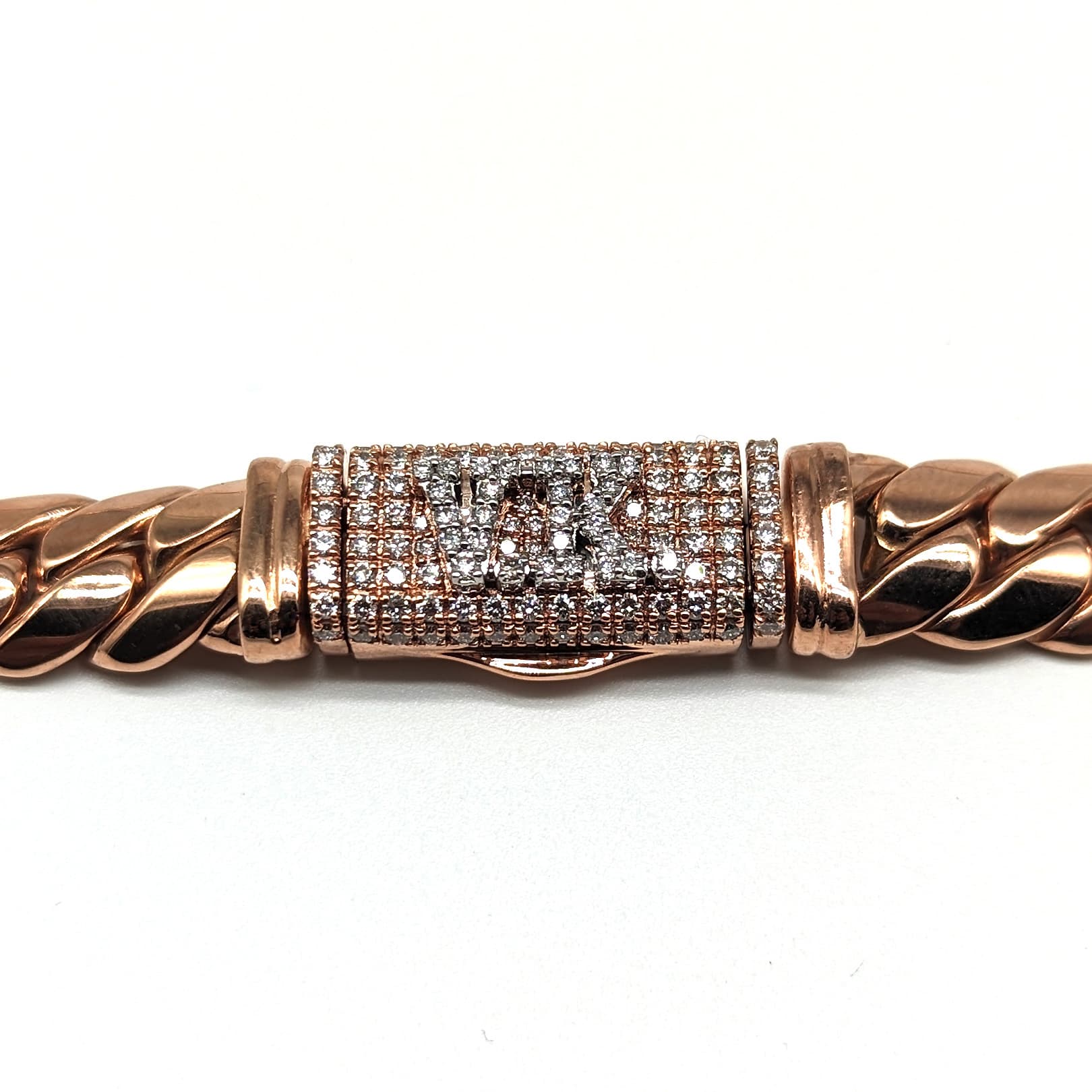 Custom gold lock pendant