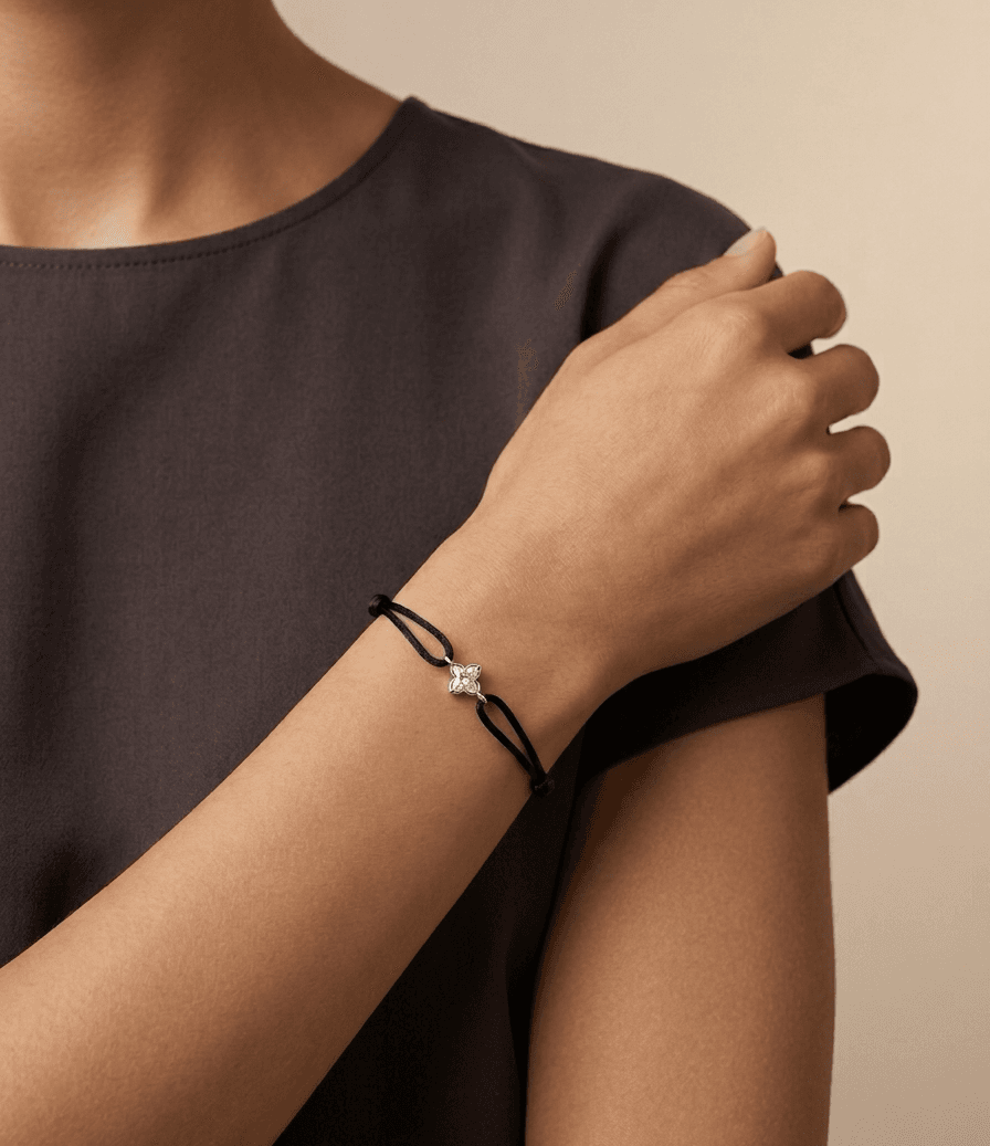 The CLRTY Bracelet worn on the wrist